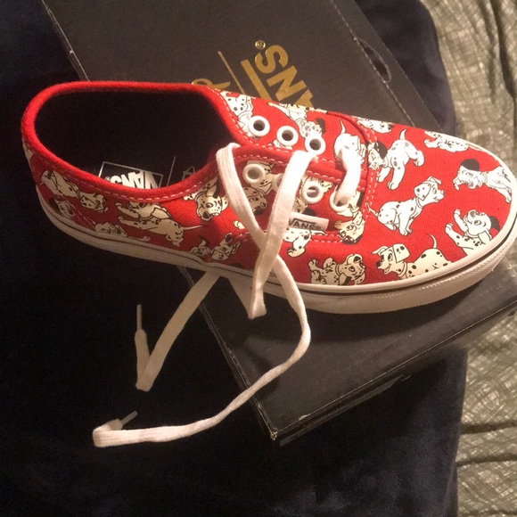 red dalmatian vans